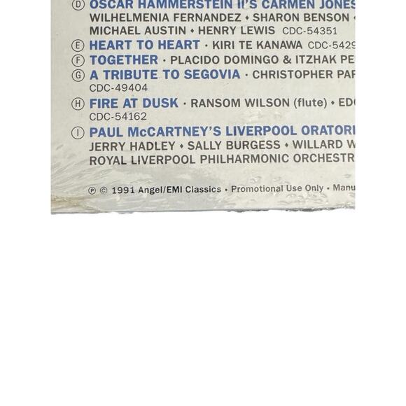 Angel Music CD Fall Winter Highlights 1991 Promo Turpin Harlem Rag Street Band - Picture 3 of 3